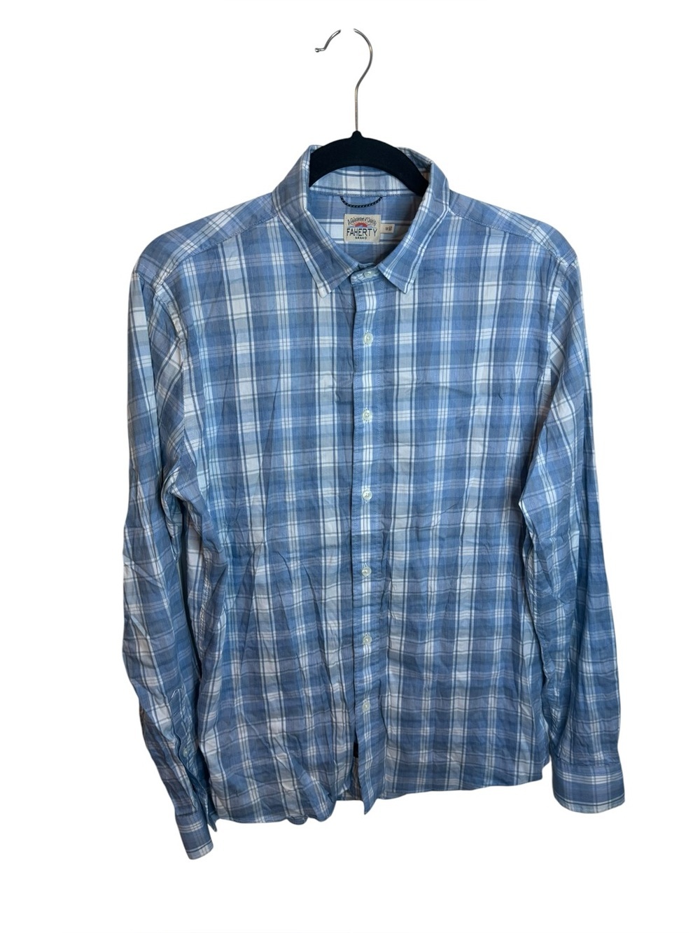 Faherty The Movement Shirt in Blue Check